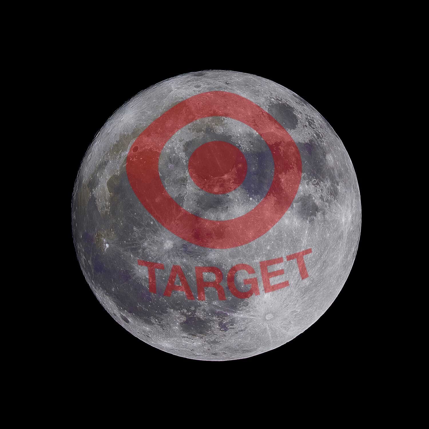 Image of Moon with Nike Swoosh on It.