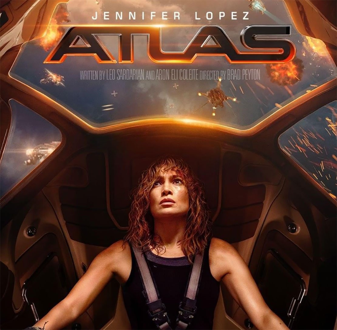 Atlas Movie Poster Screen Shoot