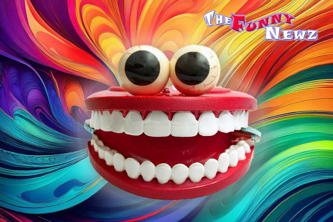 Chattering Chompers Robot. AI Generated Image. 